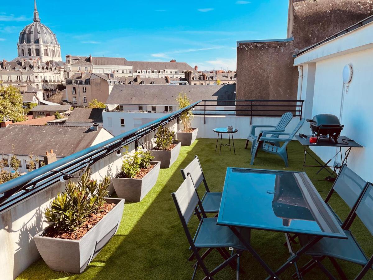 Grand Studio, Belle Terrasse Avec Vue نانت المظهر الخارجي الصورة